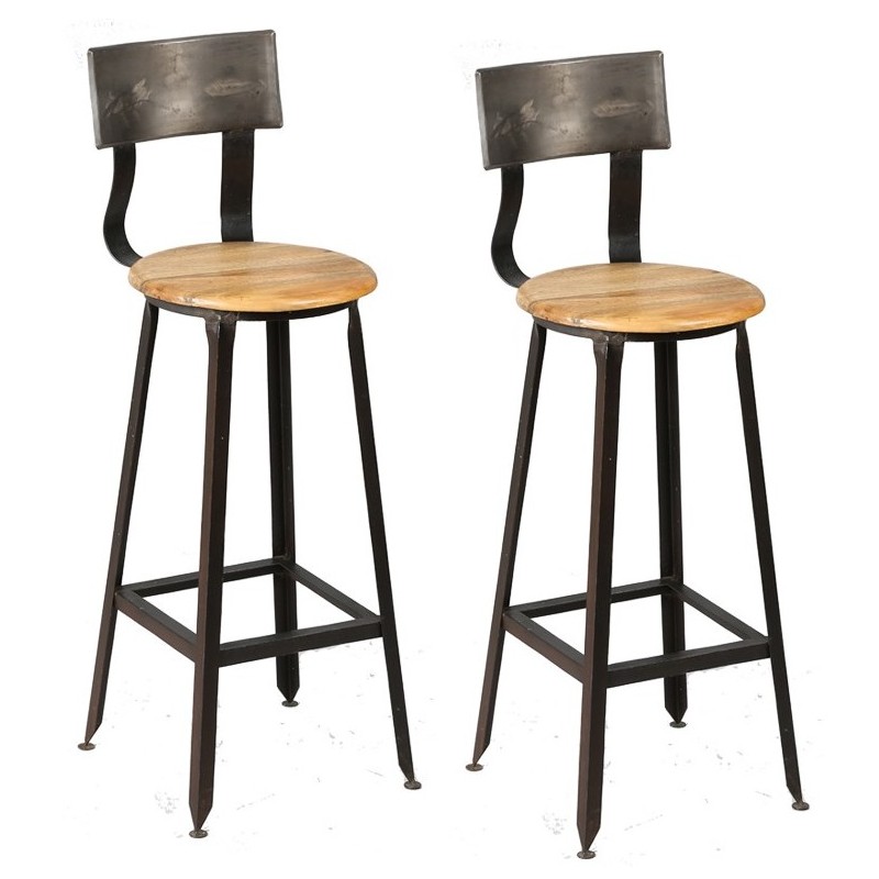 chaise bar bois tabourets de bar en bois et metal avec dossier moins cher chaise bar bois tabourets de bar en bois et metal avec dossier moins cher
