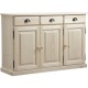 Bahut en bois brut 3 portes 3 tiroirs