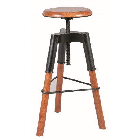 Tabouret-a-vis-en-acier-et-bois