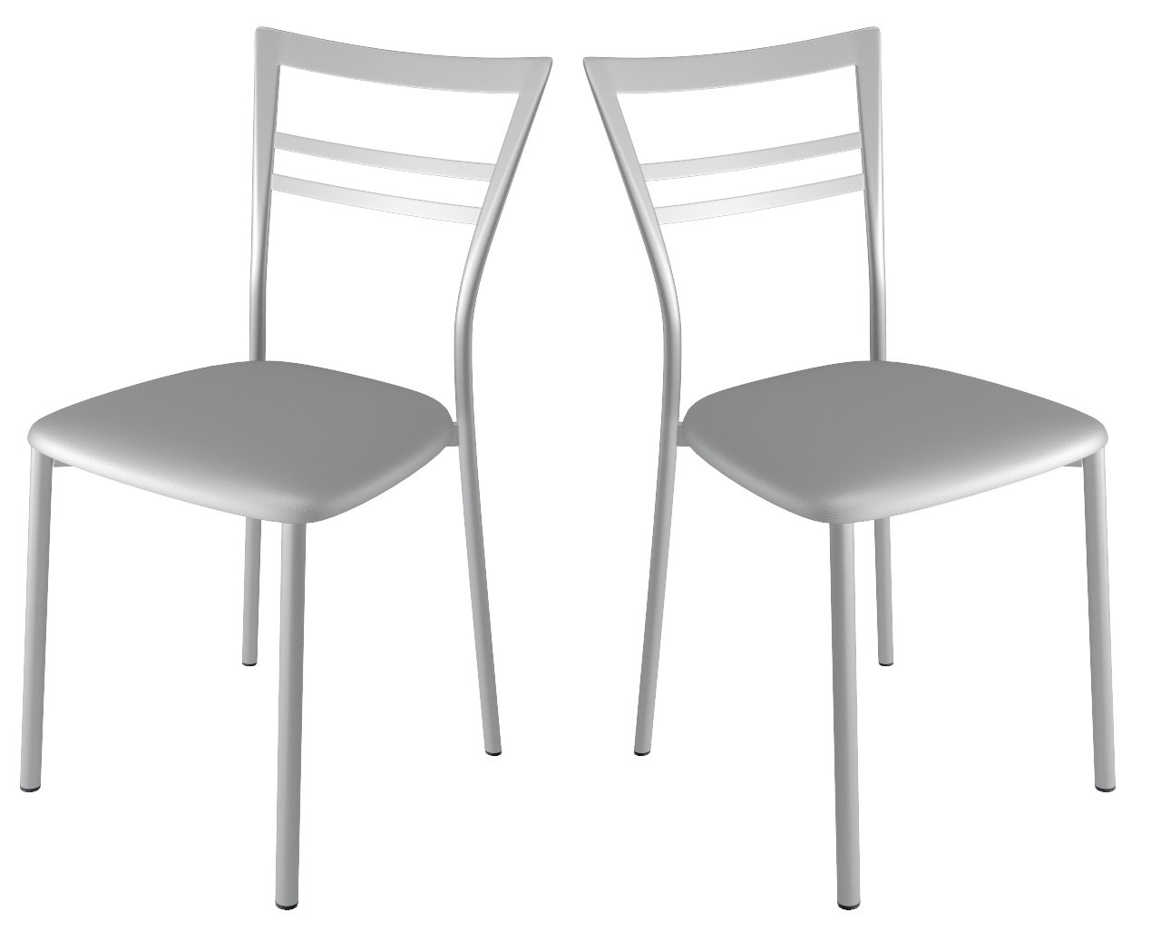 Chaise Simili Cuir En Metal De Couleur Blanc Alu Taupe Ou Noire A Prix Remise En Ligne