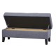 Banc tissu rangement coffre