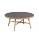 table basse ronde grise