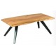 Table basse bois metal