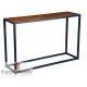 meuble console en tube acier et bois