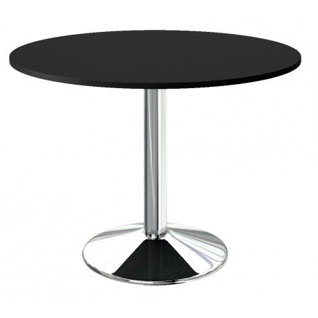 Table ronde pied central