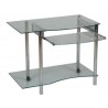 Petit bureau ordinateur verre