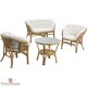 mobilier de jardin rotin