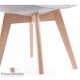 Chaises de cuisine gris perle