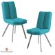 Chaise bleu turquoise