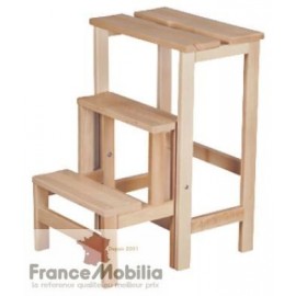 Tabouret escabeau bois