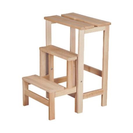 tabouret-escabeau en bois de hetre pliable vente en ligne promo pas cher