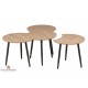 Petites tables deco noire et blanches