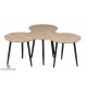 Petites tables deco noire et blanches