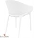 Chaises blanches interieur exterieur