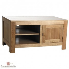 Meuble TV 105x61x55 cm en bois de chêne en chêne massif