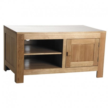 Meuble TV 105x61x55 cm en bois de chêne en chêne massif