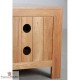 Meuble TV 105x61x55 cm en bois de chêne en chêne massif