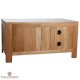 Meuble TV 105x61x55 cm en bois de chêne en chêne massif