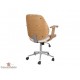 Fauteuil de bureau simili blanc