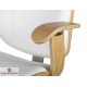 Fauteuil de bureau simili blanc