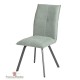 Chaise tissu gris clair