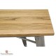 Table bois métal industriel