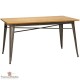 Table bois métal industriel - 140