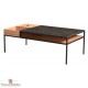 Table basse chene ceramique