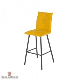 Tabouret haut 4 pieds couleur