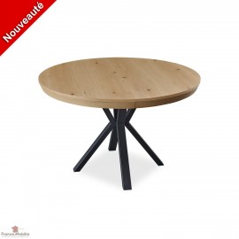 Table ronde 1 allonge papillons