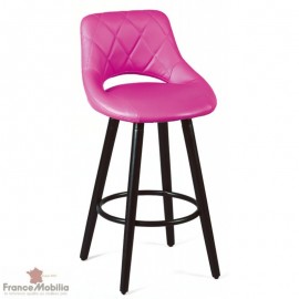 Tabouret de bar violet