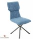 Chaises tissus en destockage bleu