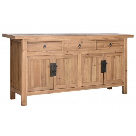 Buffet en bois naturel largeur 180