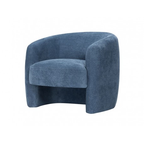 Fauteuil cabriolet en tissu bouclette