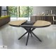 Table ronde 120cm allonge papillon