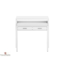 Bureau extensible blanc