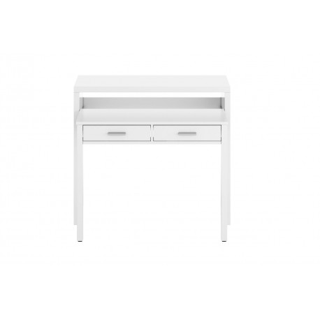 Bureau extensible blanc