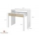 Bureau extensible blanc