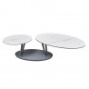 table basse plateaux pivotant ceramique