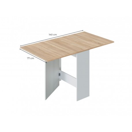 Table pliante pas cher bicolore