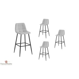 Ensemble 4 Tabourets hauts