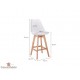 4 Tabourets haut style scandinave