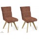 Chaise tissu grand confort
