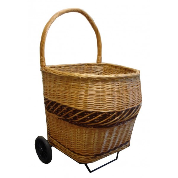 chariot bois osier