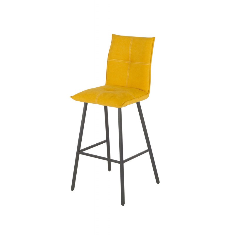 Tabouret haut couleur jaune