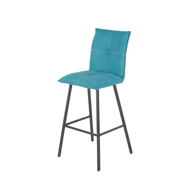 Tabouret haut couleur turquoise