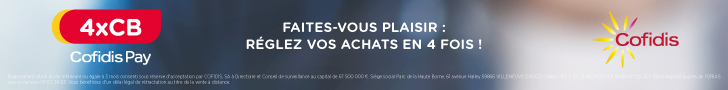 Paiement 4 fois avec Cofidis